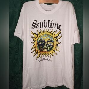 Sublime white Short Sleeve Graphic T-Shirt